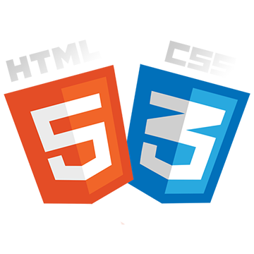 html5 and css3 logo